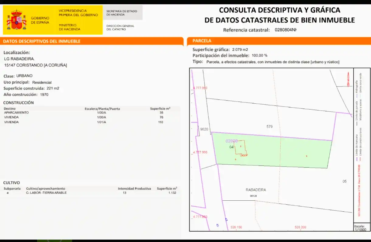 Casa con terraza en venta en Rabadeira 1, imagen 2
