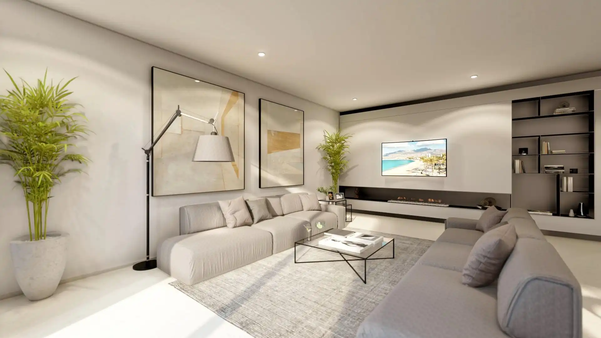 Sala d'estar de Casa o xalet en venda en Altea