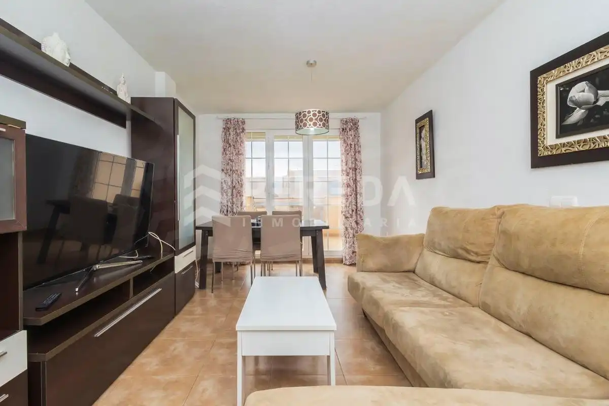 Living room of Attic for sale in Roquetas de Mar  with Air Conditioner and Terrace
