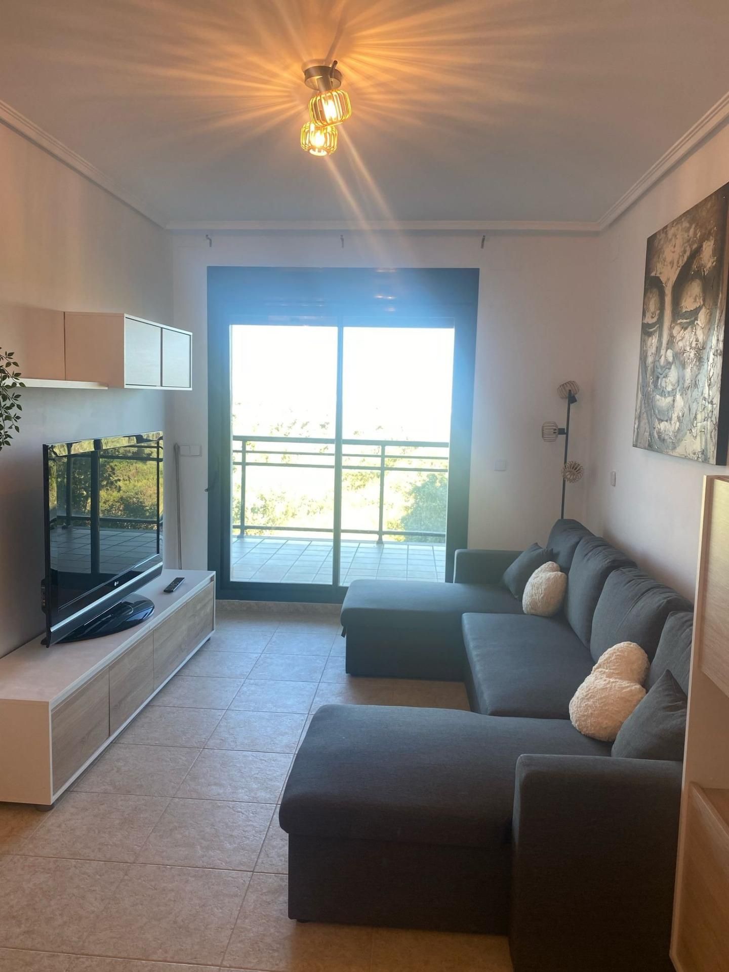 Sala de estar de Piso en venta en San Jorge / Sant Jordi con Aire acondicionado, Calefacción y Balcón