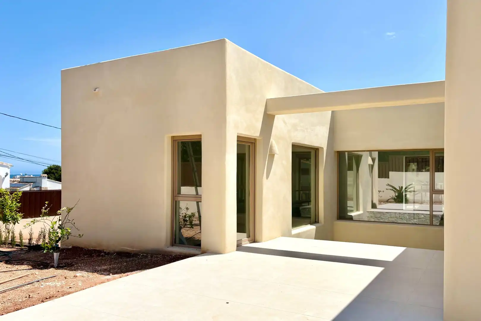 Exterior view of Houses for sale in Jávea / Xàbia  with Air Conditioner, Heating and Private garden