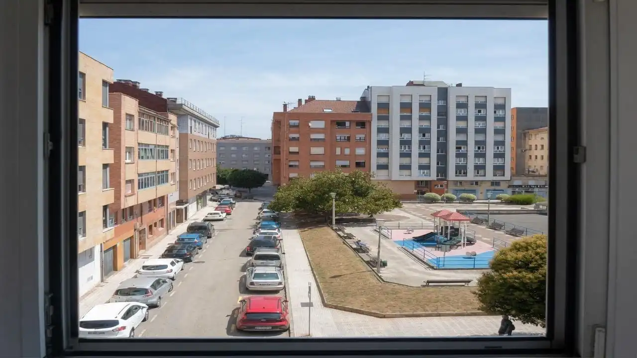 Vista exterior de Pis en venda en Gijón 