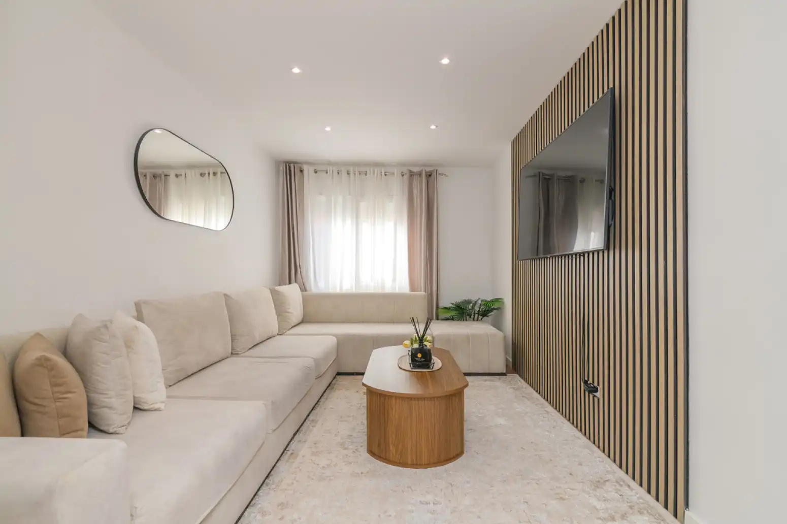 Sala de estar de Piso en venta en Viladecans con Aire acondicionado y Parquet