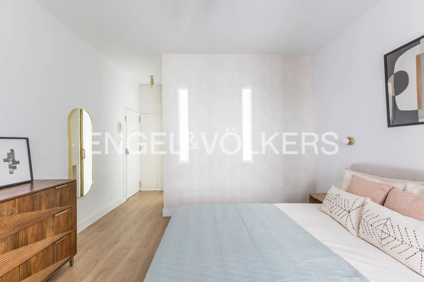 Schlafzimmer von Maisonette zur Miete in Madrid mit Klimaanlage und Heizung