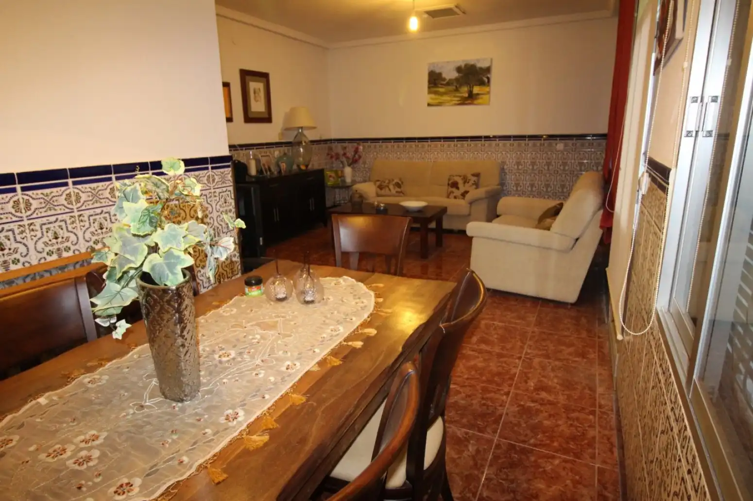 Sala de estar de Casa o chalet en venta en Torremayor con Parquet, Terraza y Trastero