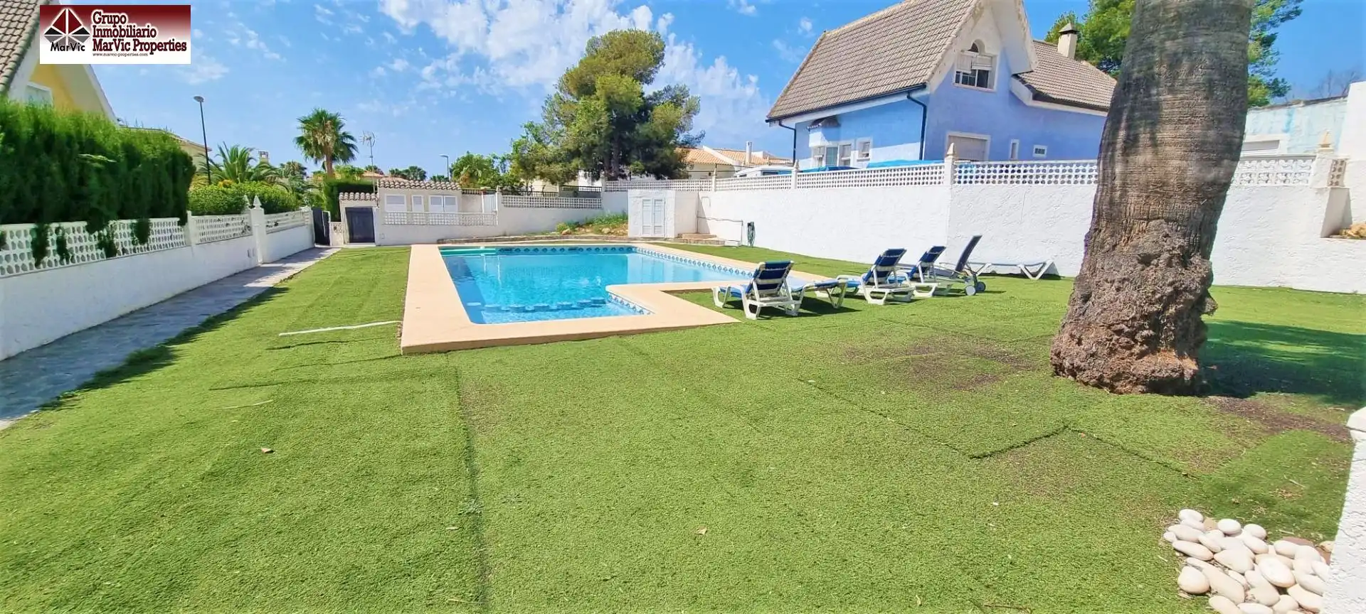 Piscina de Casa o xalet en venda en La Nucia amb Calefacció, Jardí privat i Terrassa