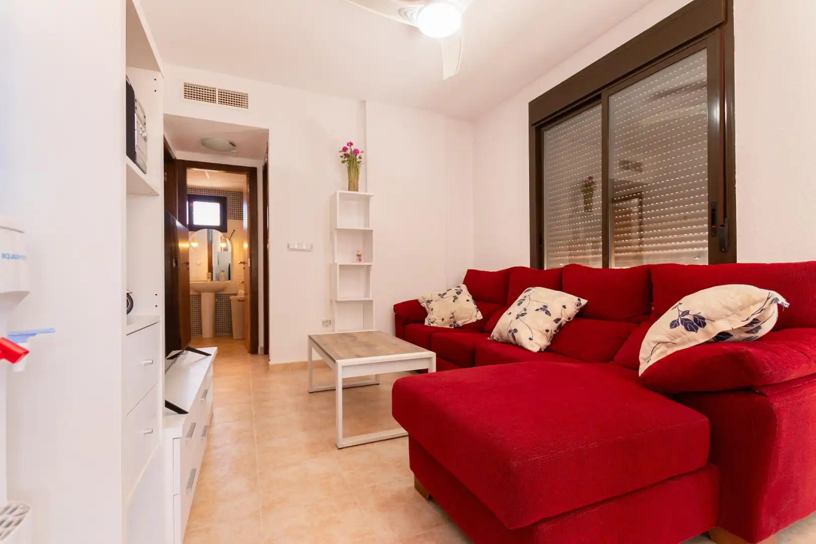 Sala de estar de Ático en venta en Águilas con Terraza, Amueblado y Piscina comunitaria