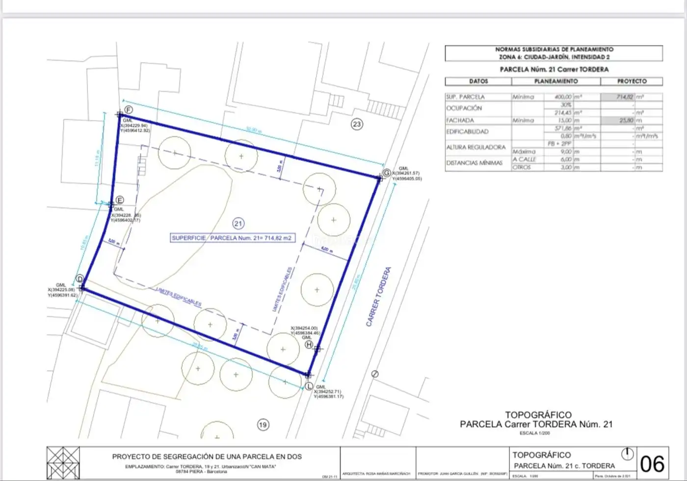 Terreno residencial en venta en Carrer del Tordera 54, imagen 6