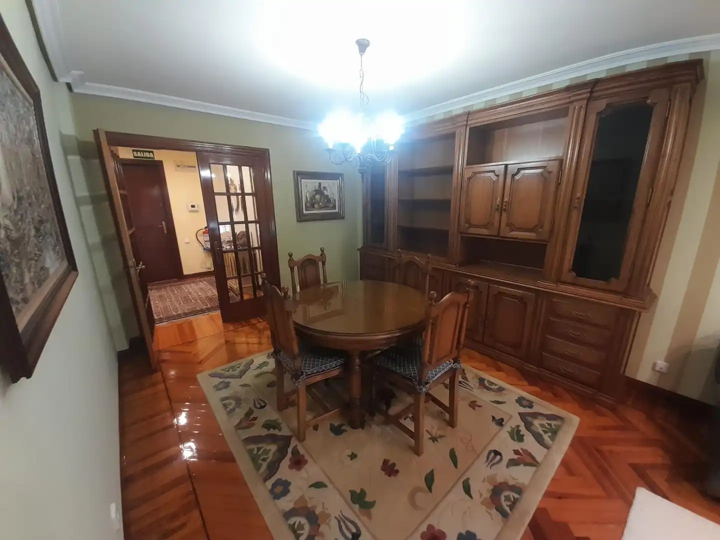 Menjador de Pis de lloguer en Santander amb Calefacció, Parquet i Moblat