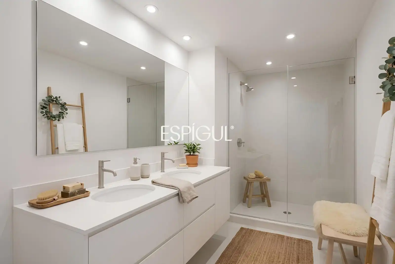 Baño de Casa adosada en venta en Sant Cugat del Vallès con Aire acondicionado, Calefacción y Terraza