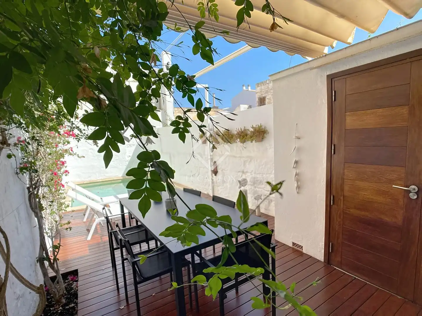 Terrasse von Haus oder Chalet zum Verkauf in Ciutadella de Menorca mit Klimaanlage, Heizung und Privatgarten
