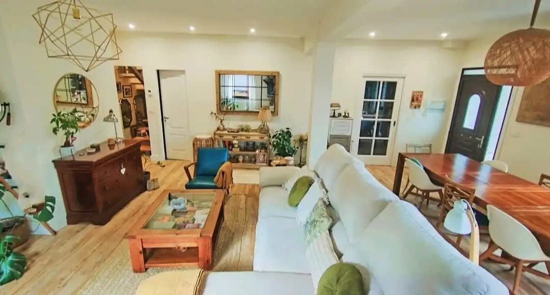 Sala de estar de Casa o chalet para compartir en Vigo  con Calefacción, Jardín privado y Terraza