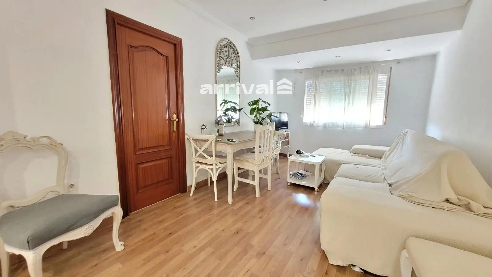 Wohnzimmer von Wohnung zur untervermieten in Valencia mit Klimaanlage, Möbliert und Waschmaschine