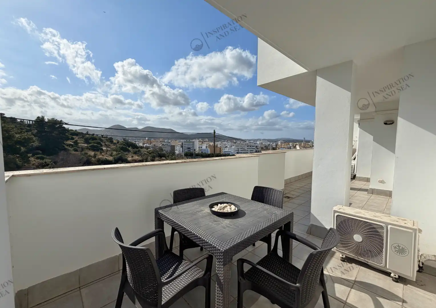 Terrasse von Wohnung zum Verkauf in Eivissa mit Klimaanlage, Terrasse und Möbliert