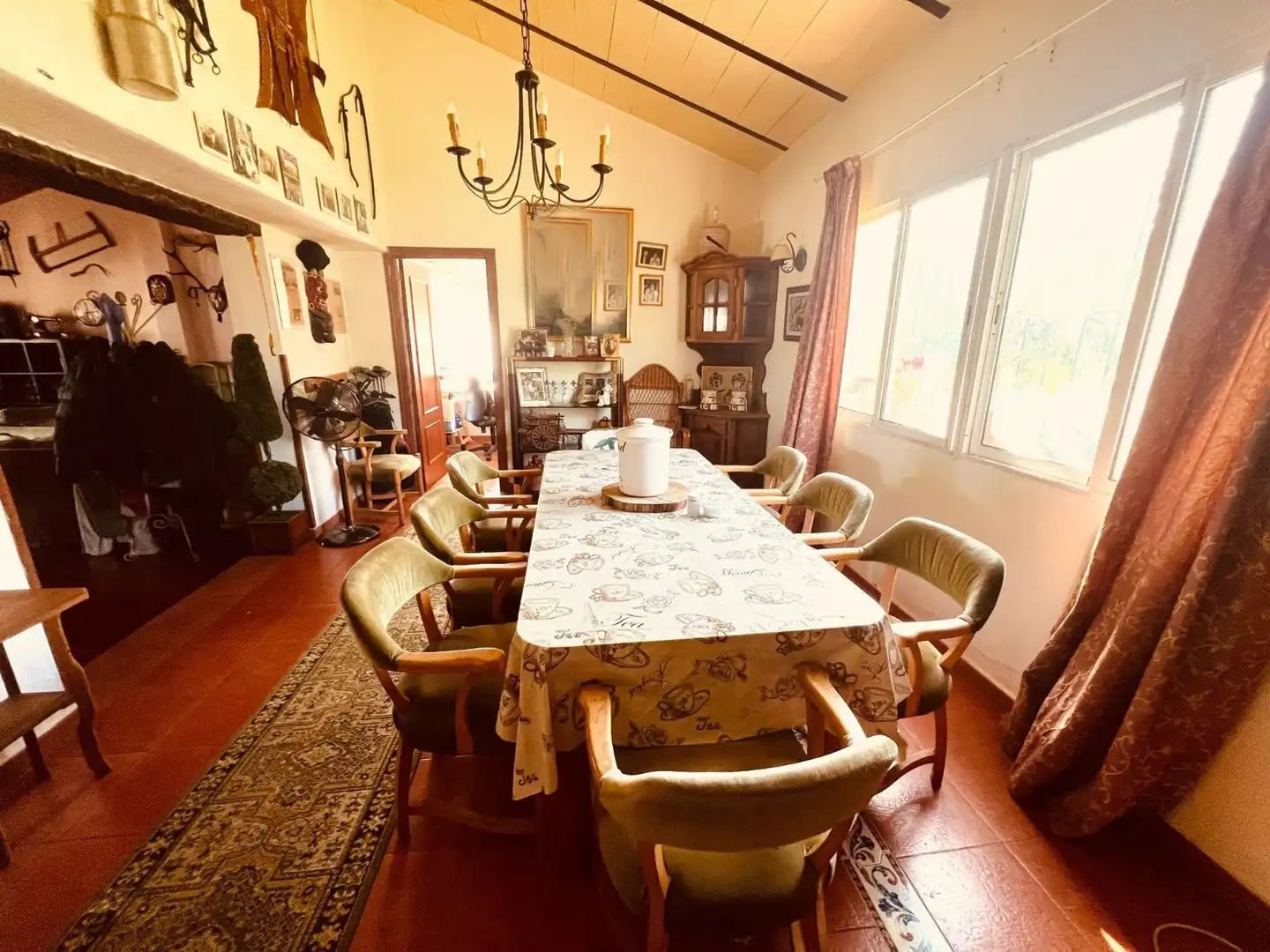 Comedor de Finca rústica en venta en Málaga con Terraza y Piscina