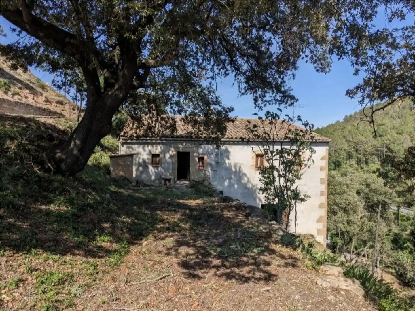 Vista exterior de Finca rústica en venda en Sant Mateu de Bages amb Balcó