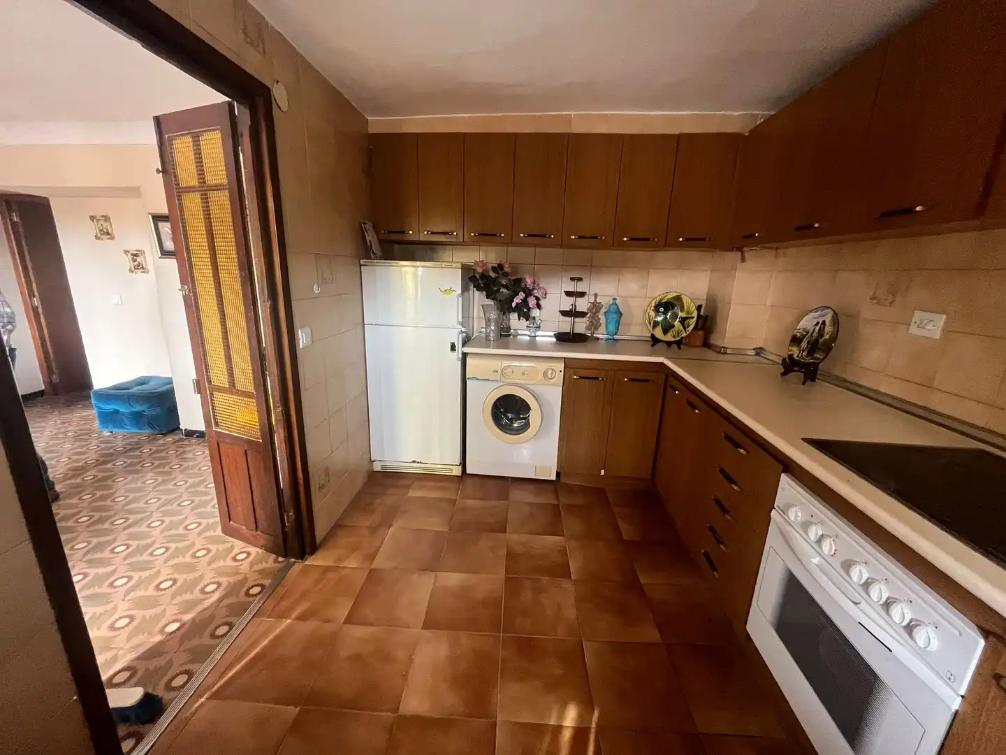 Cocina de Casa o chalet en venta en Valdealgorfa con Jardín privado, Terraza y Amueblado