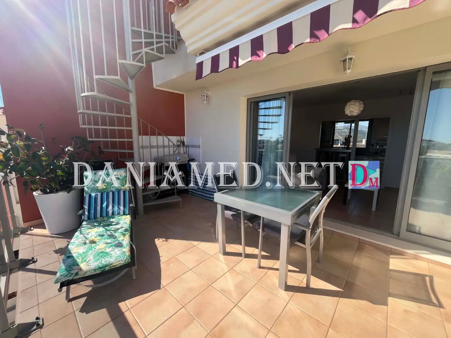 Balcony of Attic for sale in El Verger  with Air Conditioner, Heating and Private garden