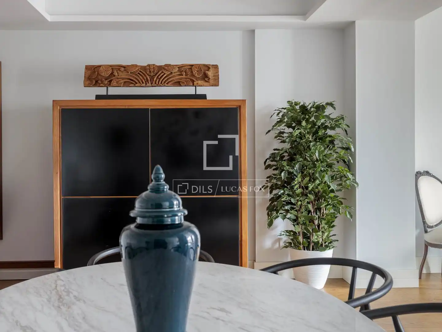 Esszimmer von Wohnung zur Miete in Madrid mit Klimaanlage, Heizung und Parkett