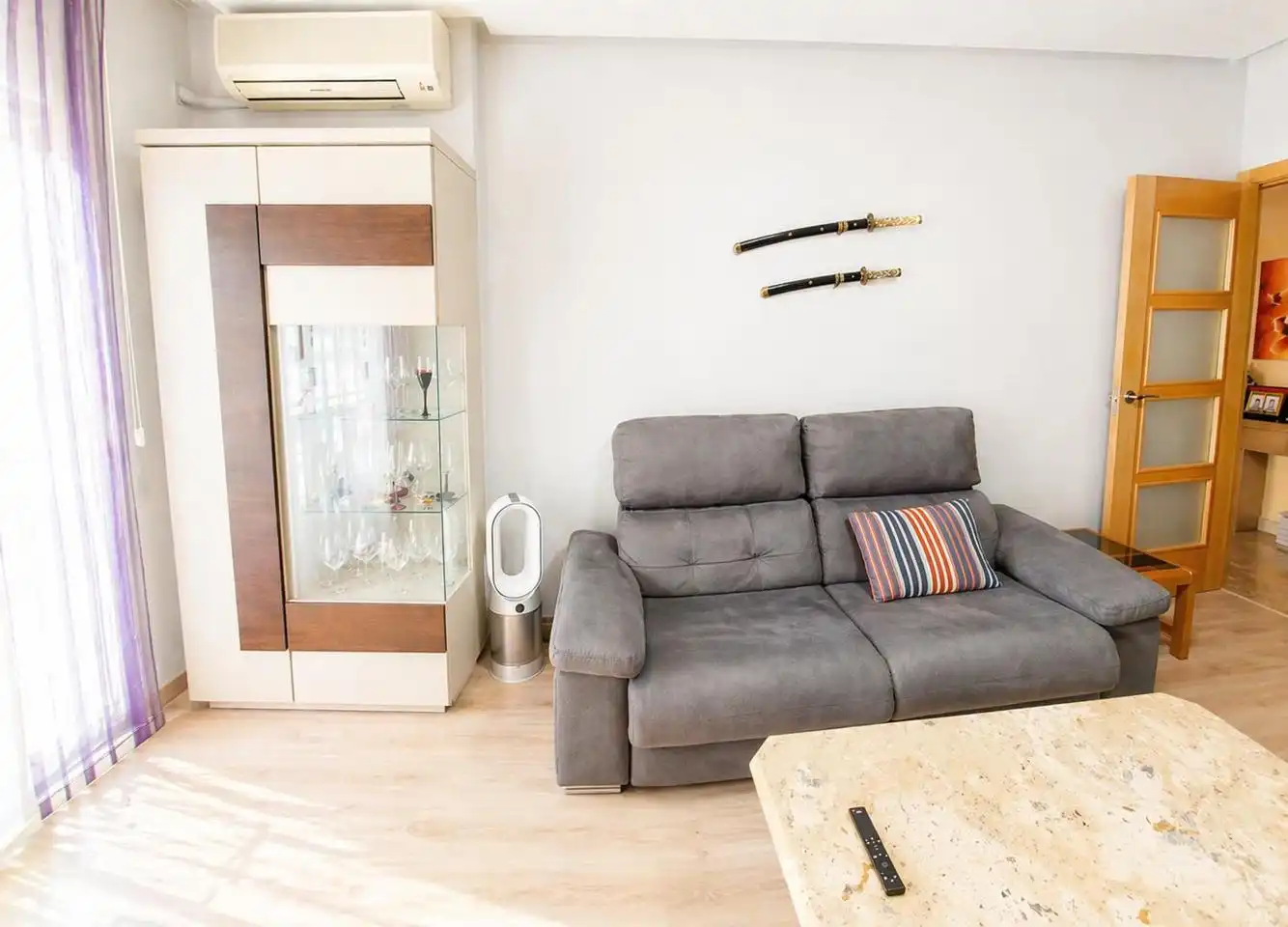 Sala de estar de Piso en venta en Elche / Elx con Aire acondicionado y Trastero