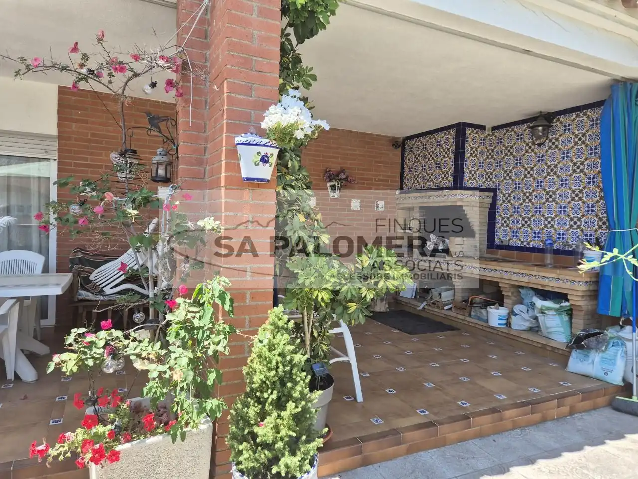 Terraza de Casa o chalet en venta en Blanes con Aire acondicionado, Jardín privado y Terraza