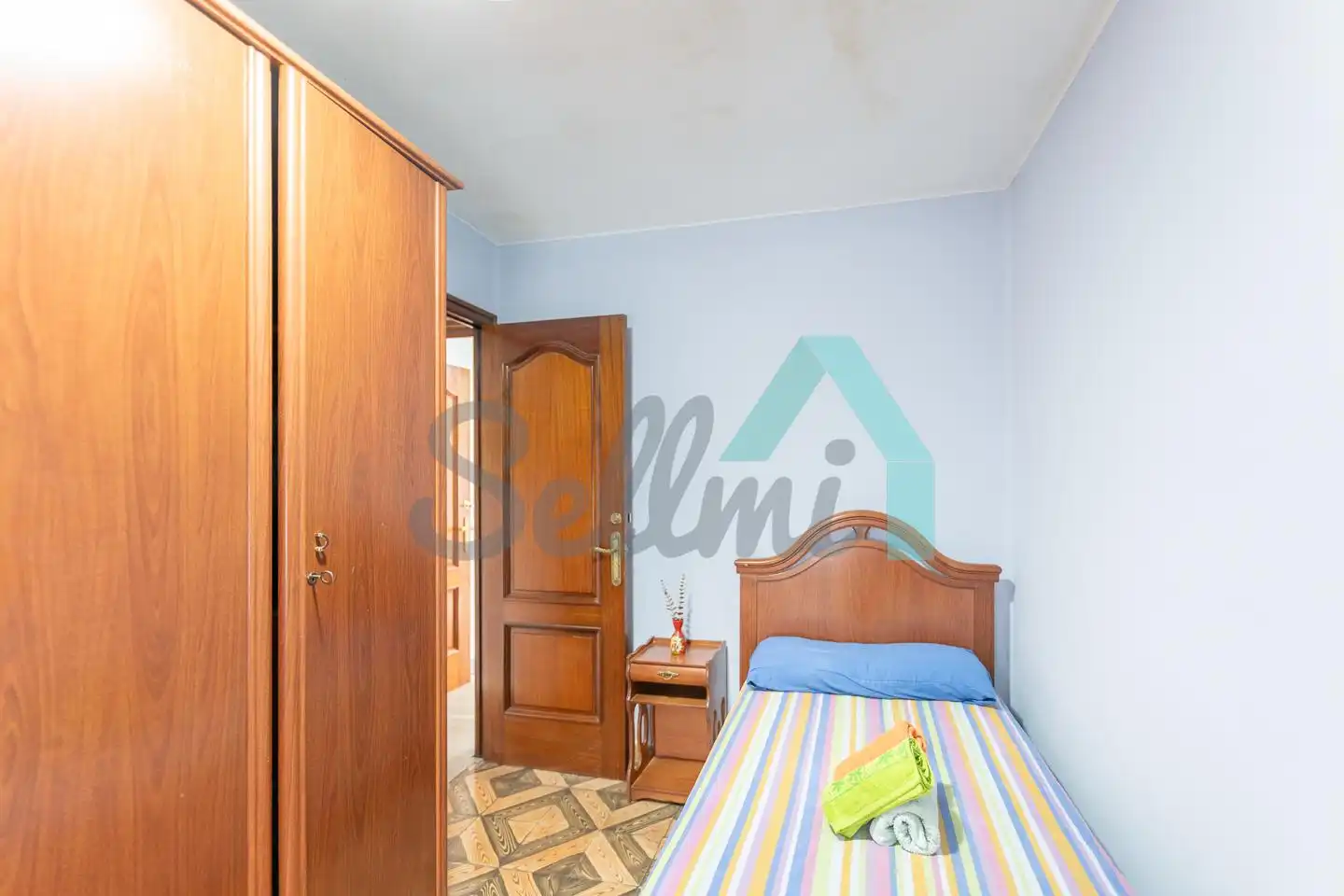 Bedroom of Flat for rent in Avilés  with Terrace and Furnished