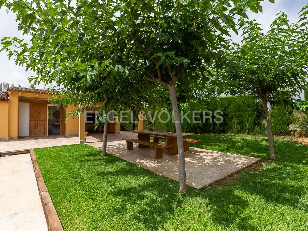 Terraza de Casa o chalet de alquiler en Torrent con Aire acondicionado, Calefacción y Jardín privado