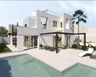 Exterior view of House or chalet for sale in  Murcia Capital  with Terrace and Swimming Pool