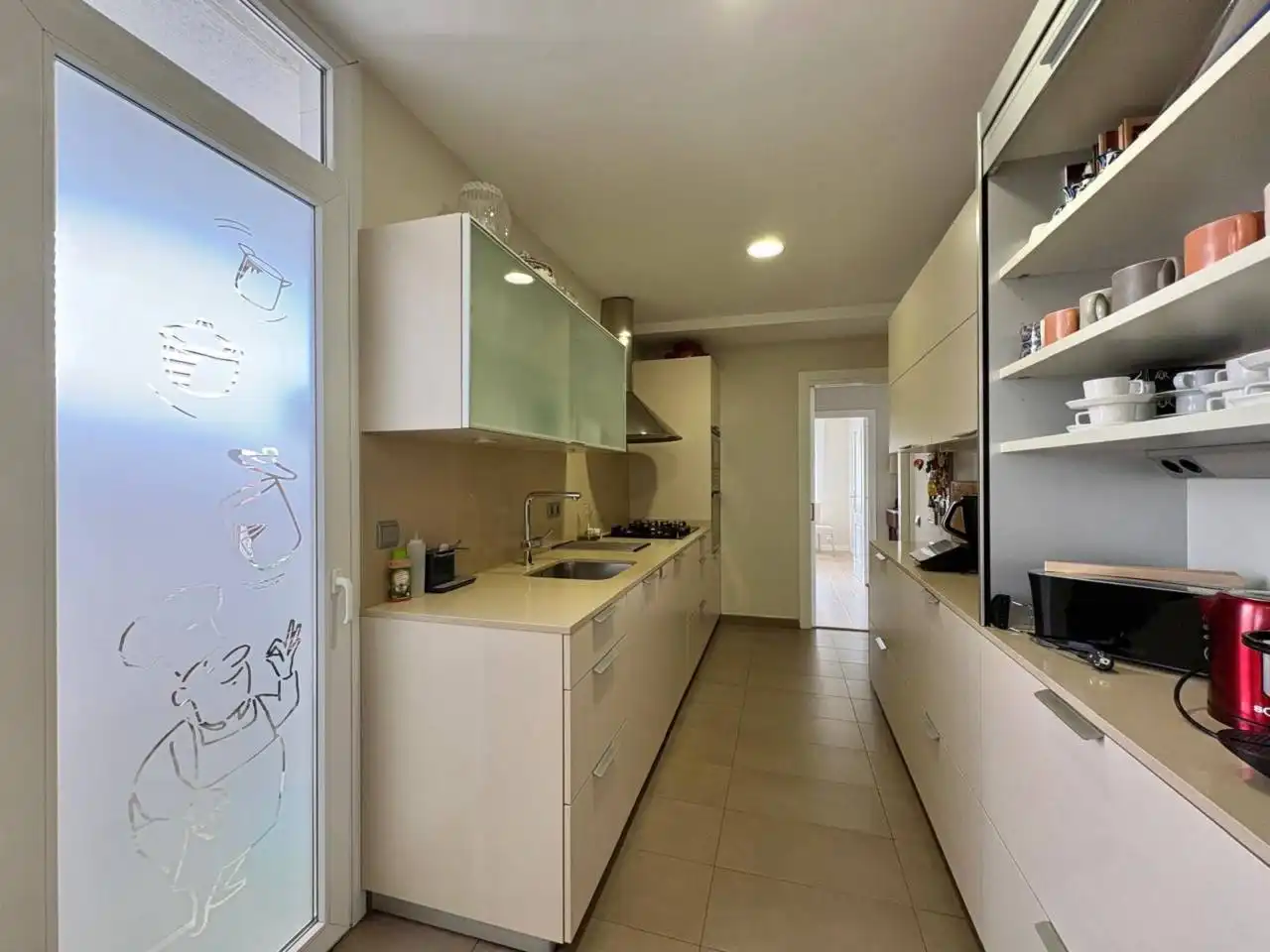 Küche von Maisonette zum Verkauf in Sant Cugat del Vallès mit Klimaanlage, Heizung und Parkett