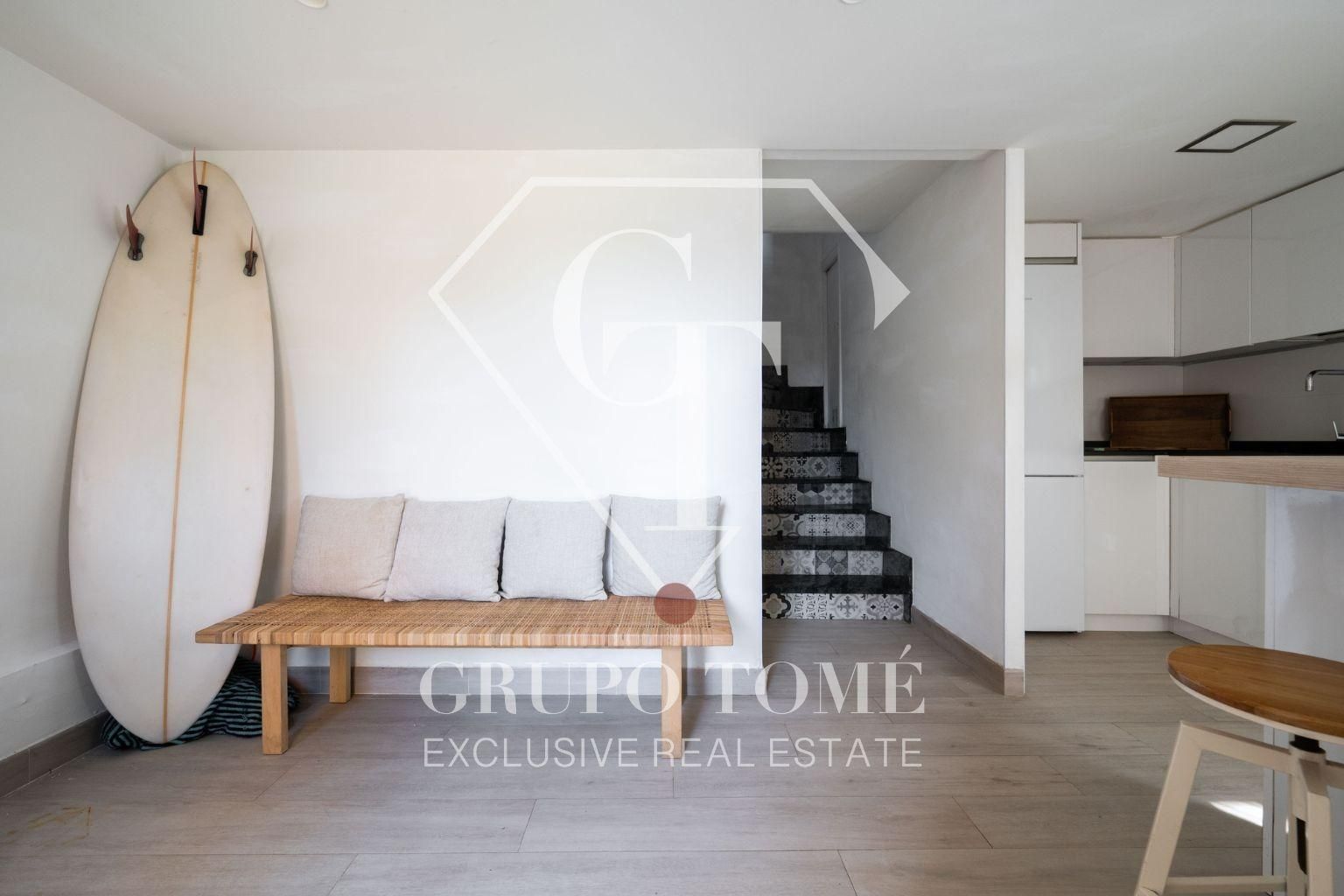 Wohnzimmer von Maisonette zum Verkauf in Donostia - San Sebastián  mit Möbliert