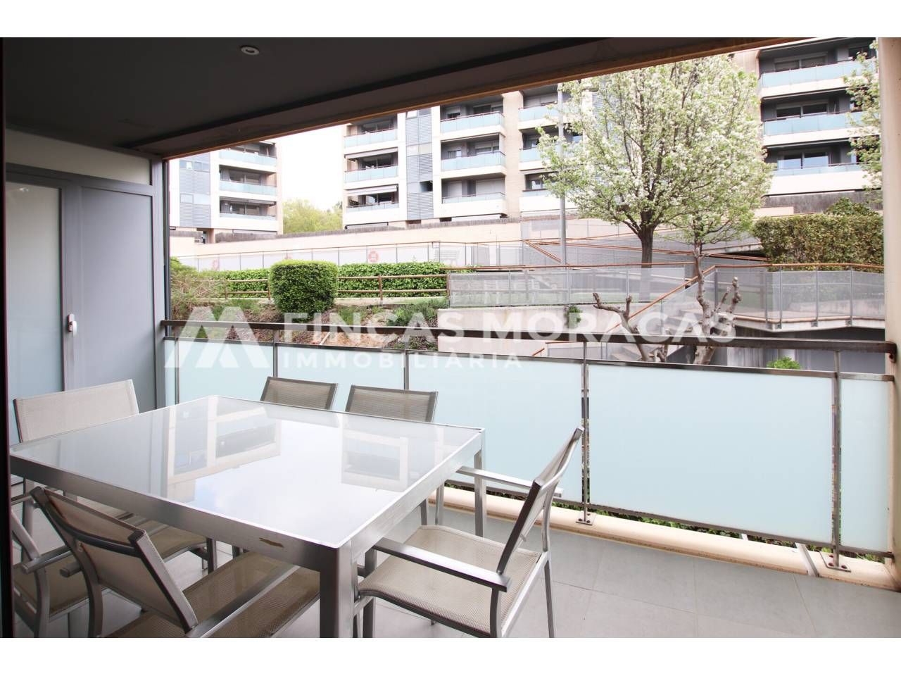 Terrace of Flat to rent in Sant Cugat del Vallès  with Air Conditioner, Parquet flooring and Terrace