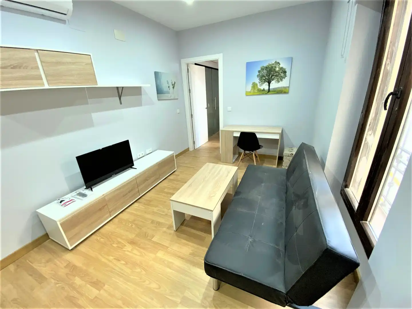 Living room of Apartments for rent in Cáceres  with Air Conditioner and Furnished