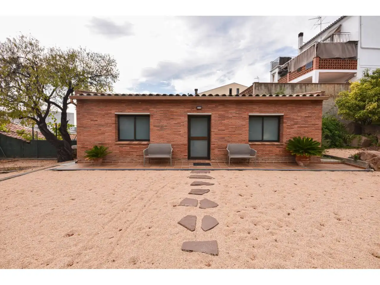 Vista exterior de Casa o chalet en venta en Granollers con Calefacción, Jardín privado y Parquet