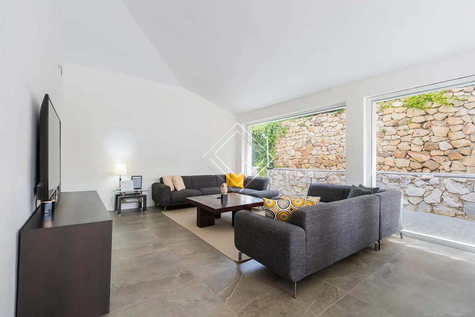 Sala de estar de Casa o chalet de alquiler en Marbella con Aire acondicionado, Calefacción y Jardín privado
