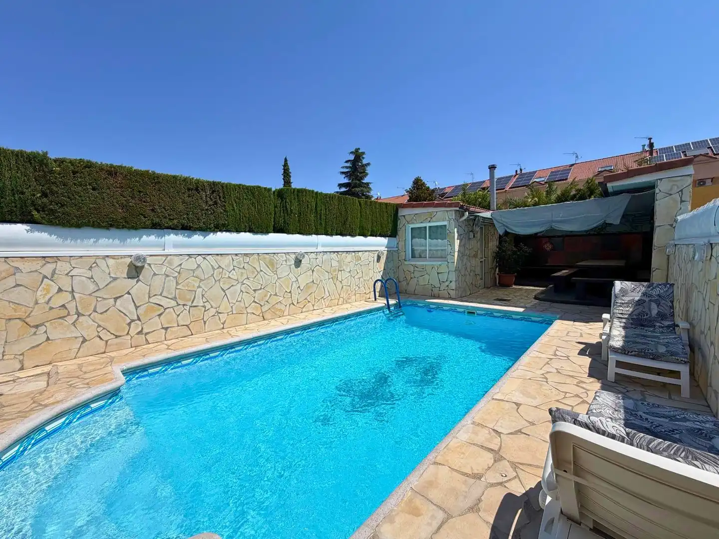 Piscina de Casa o chalet en venta en Rivas-Vaciamadrid con Aire acondicionado, Calefacción y Jardín privado