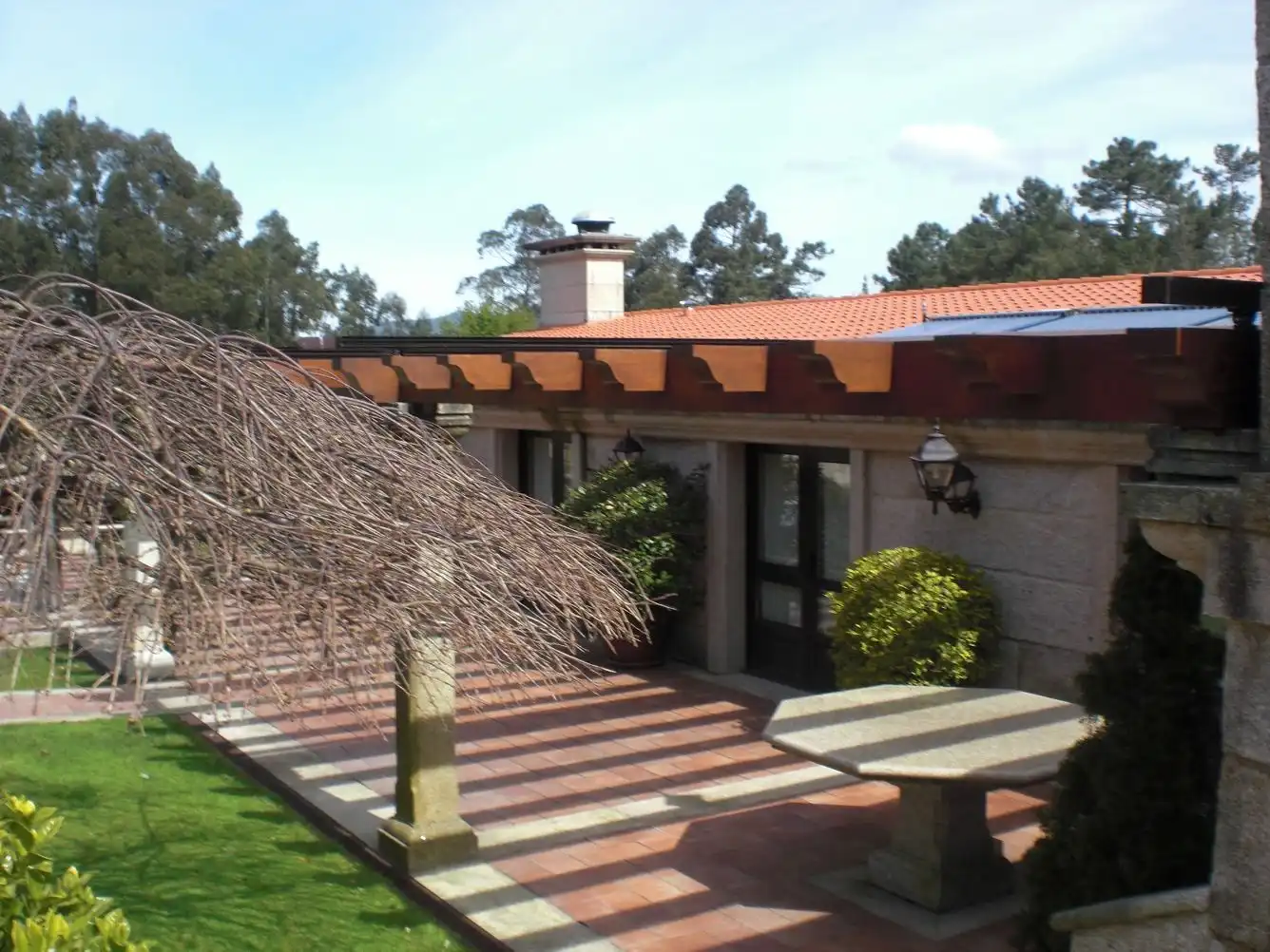 Terrasse von Haus oder Chalet zum Verkauf in Gondomar mit Heizung, Privatgarten und Parkett