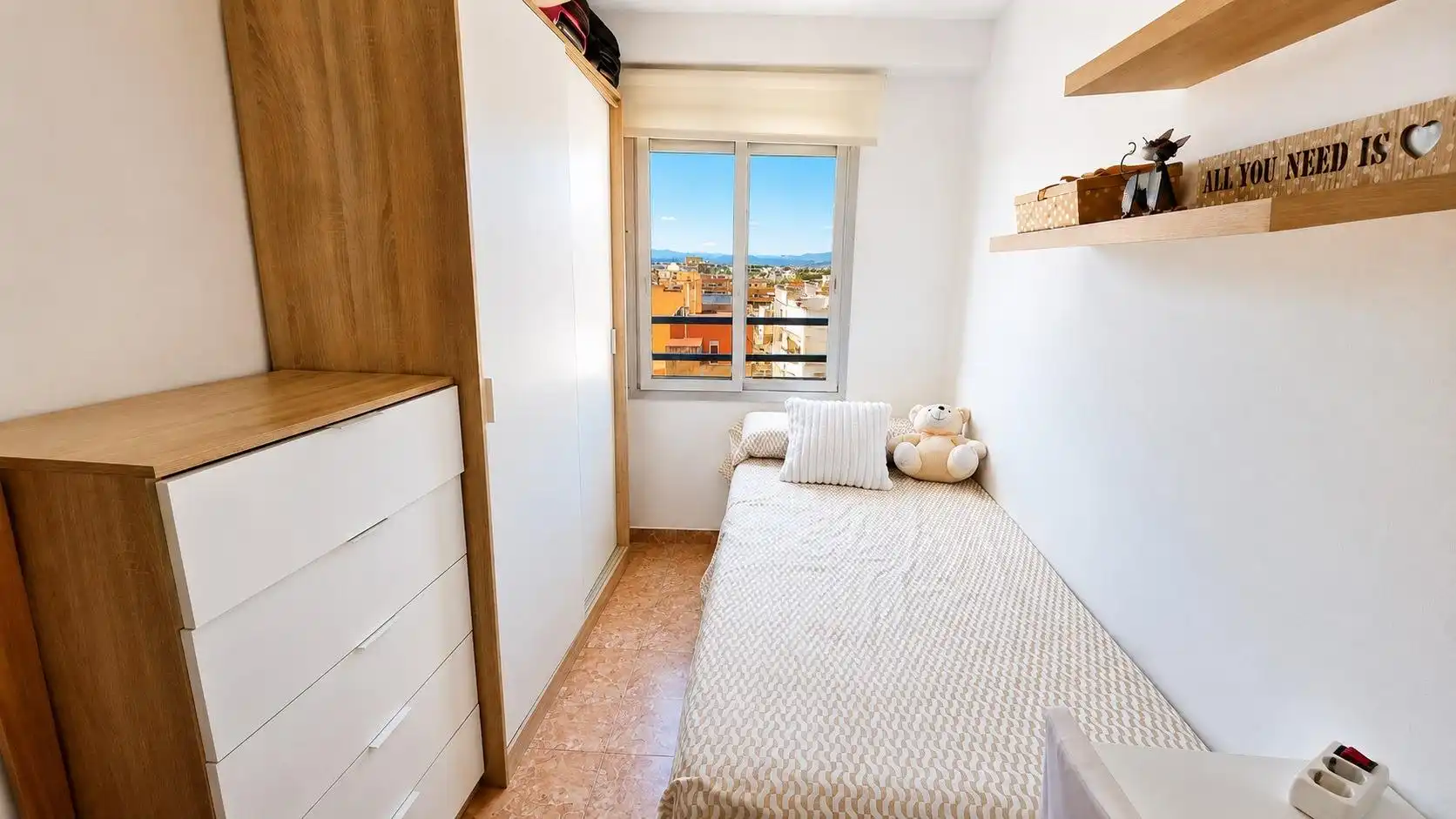 Bedroom of Flat for sale in Paterna  with Air Conditioner and Balcony