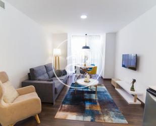 Sala d'estar de Pis de lloguer en  Valencia Capital amb Aire condicionat, Calefacció i Moblat