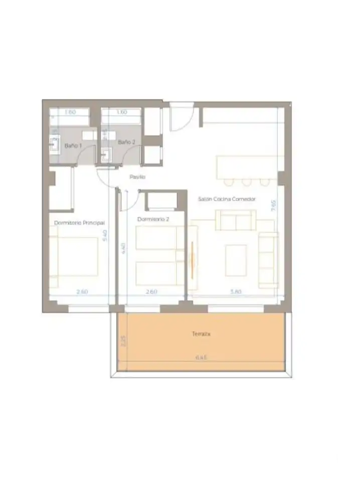 Piso con piscina en venta en El Faro de Calaburra - Chaparral, imagen 12