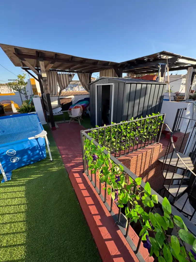 Terraza de Casa adosada en venta en Centro - Calzada - Cabo Noval