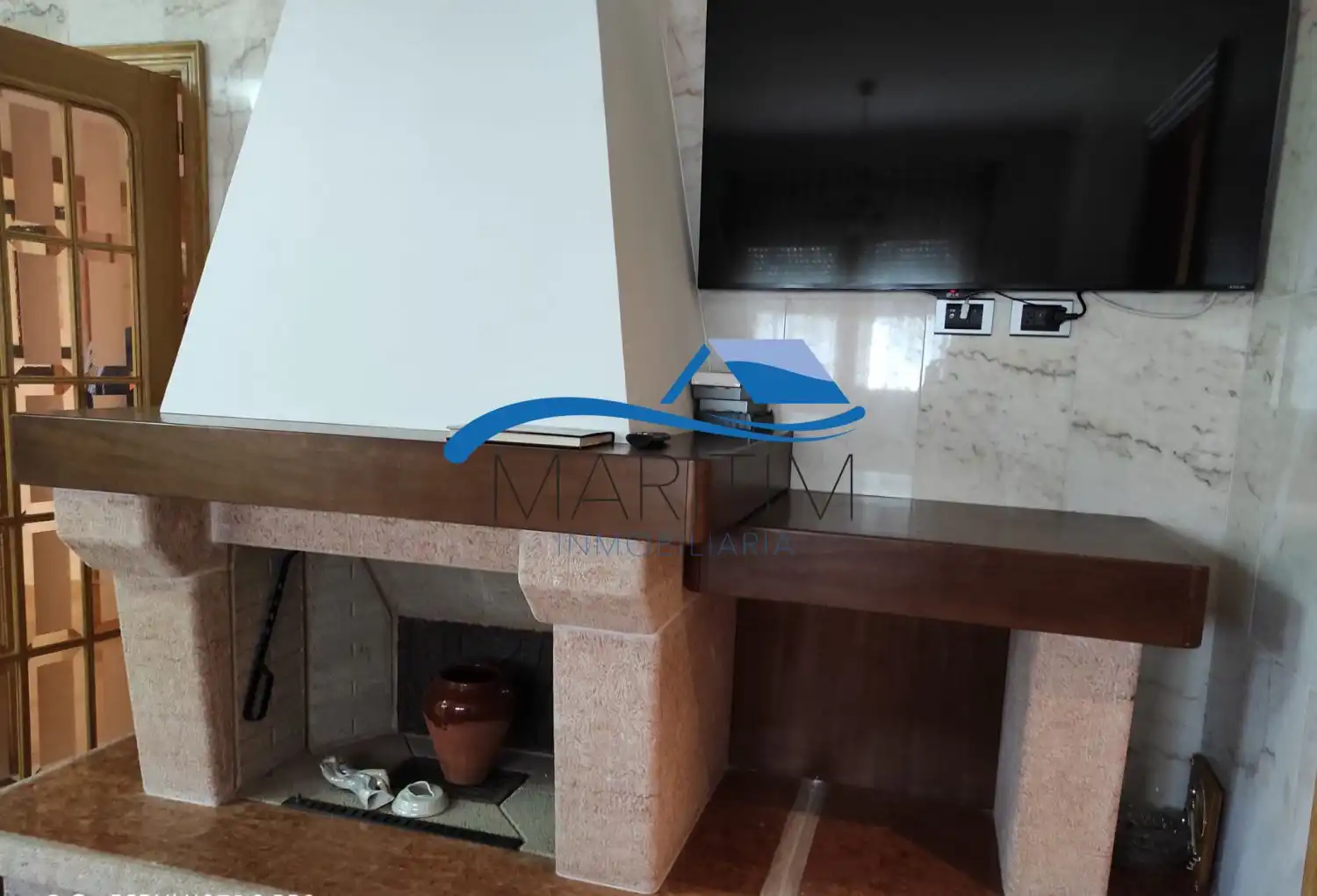 Sala d'estar de Casa o xalet en venda en Hostalric amb Aire condicionat, Calefacció i Jardí privat