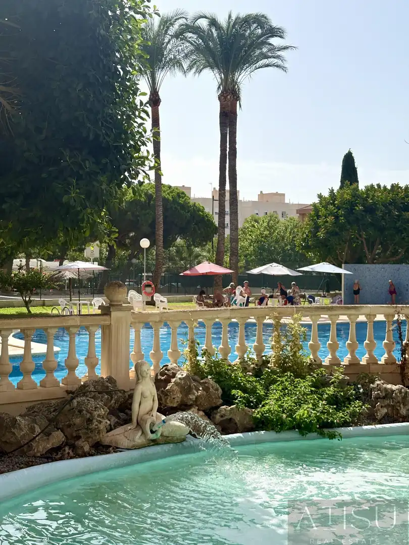 Swimming pool of Flat for sale in El Campello  with Air Conditioner, Heating and Terrace