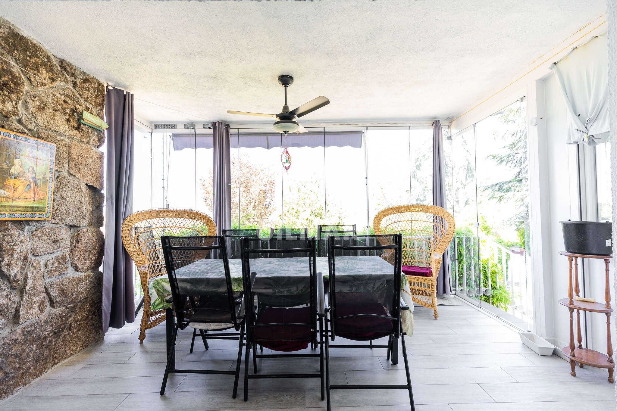 Terrassa de Casa o xalet en venda en Colmenarejo amb Calefacció, Jardí privat i Piscina