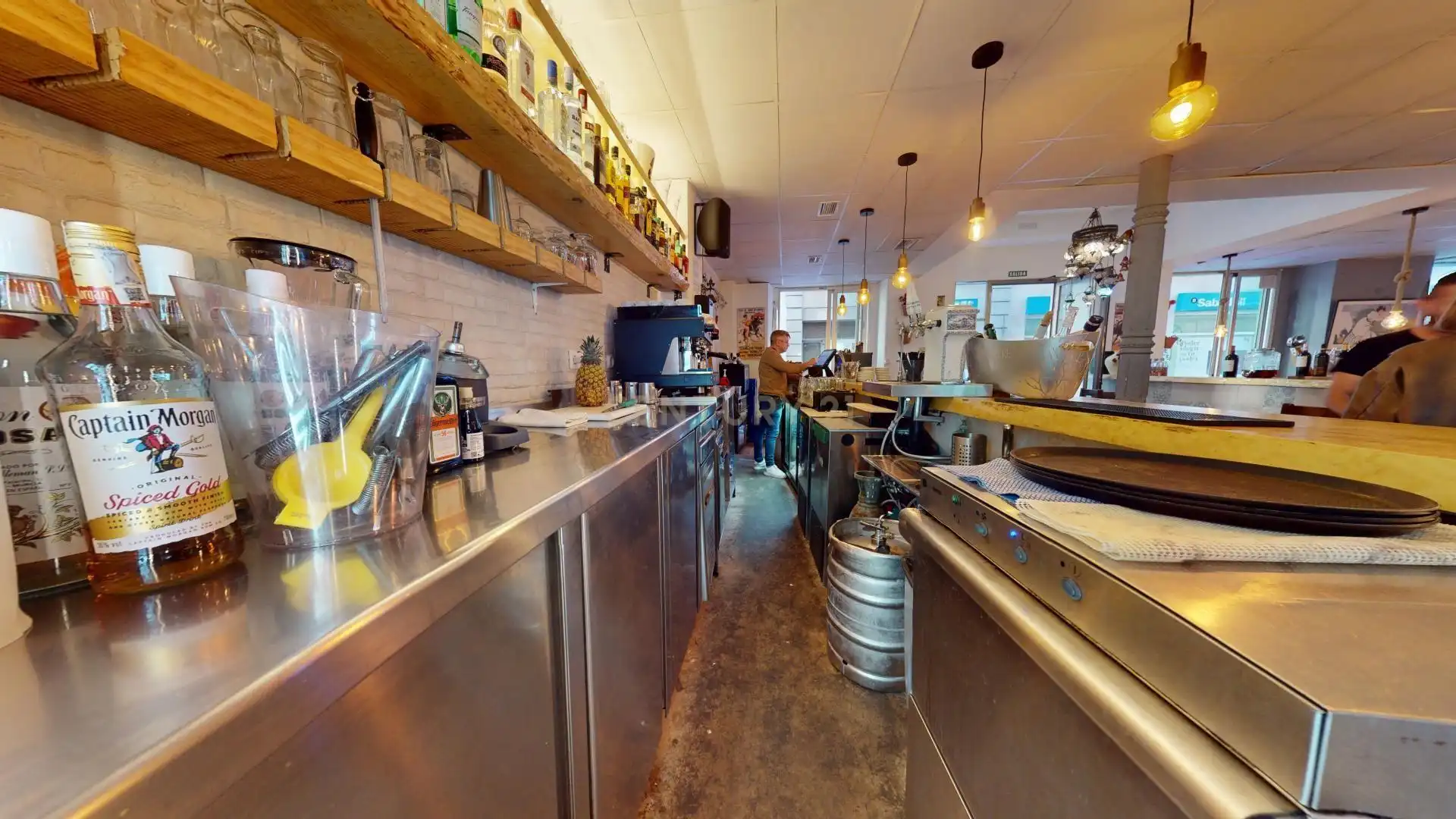 Cocina de Local en traspaso en Málaga con Aire acondicionado y Alarma