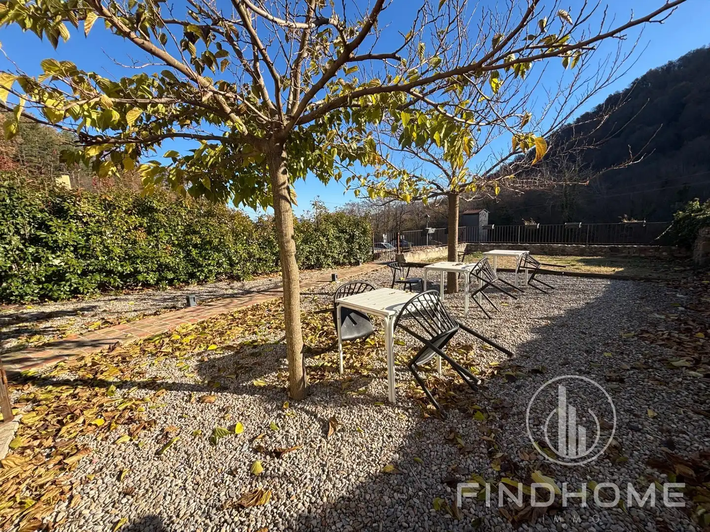 Terrace of Country homes for sale in Les Preses  with Air Conditioner, Private garden and Terrace