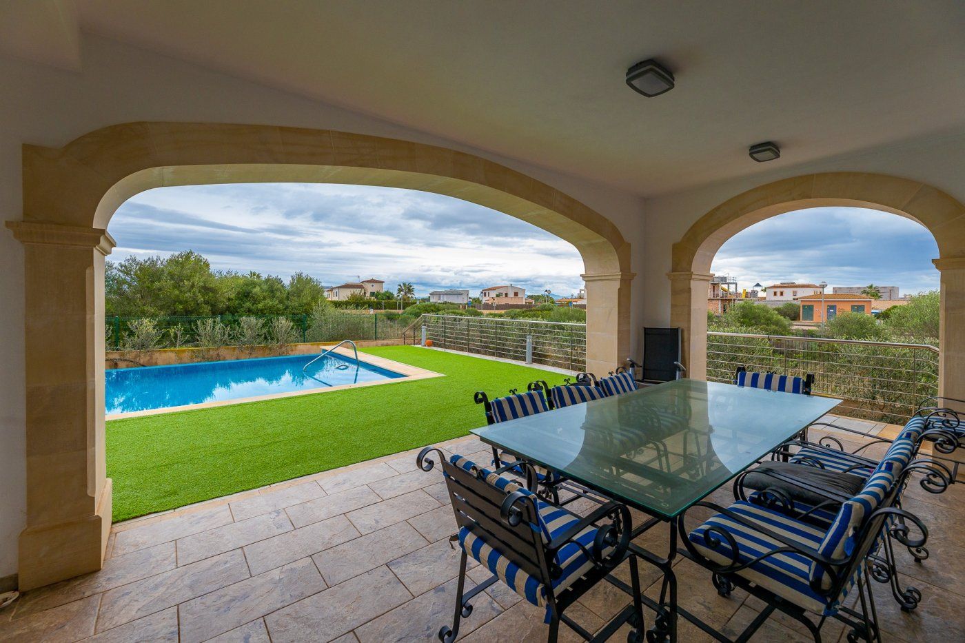 Terrassa de Casa o xalet en venda en Campos amb Calefacció, Jardí privat i Terrassa