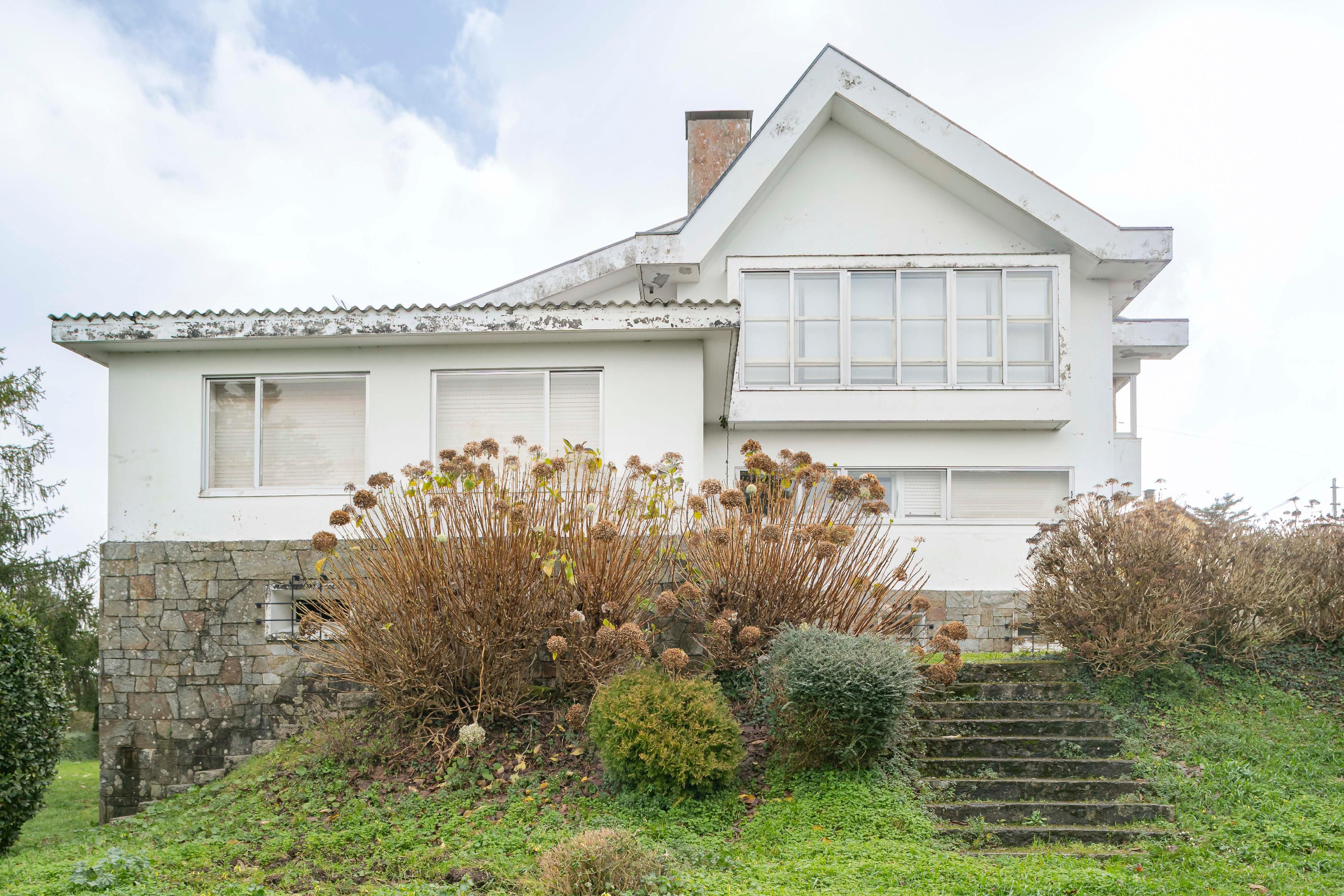 Vista exterior de Casa o chalet en venta en A Coruña Capital  con Calefacción, Jardín privado y Terraza