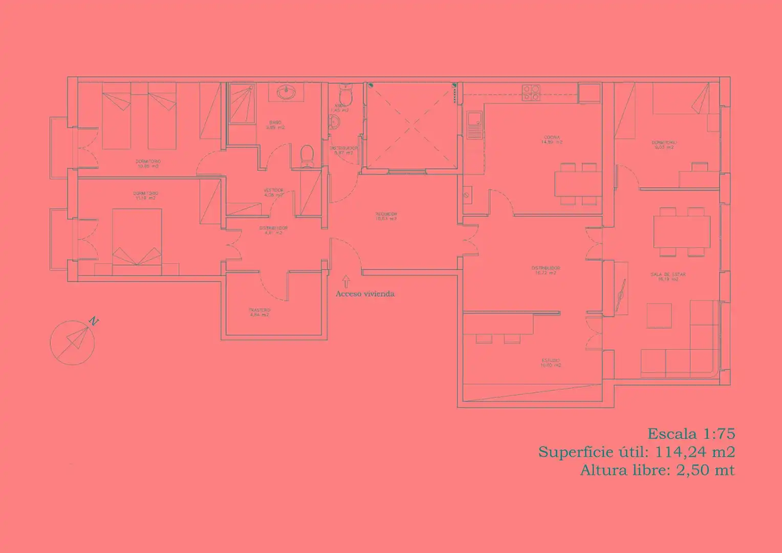 Wohnung mit Terrasse zum Verkauf in Carrer GIRONA, imagen 28