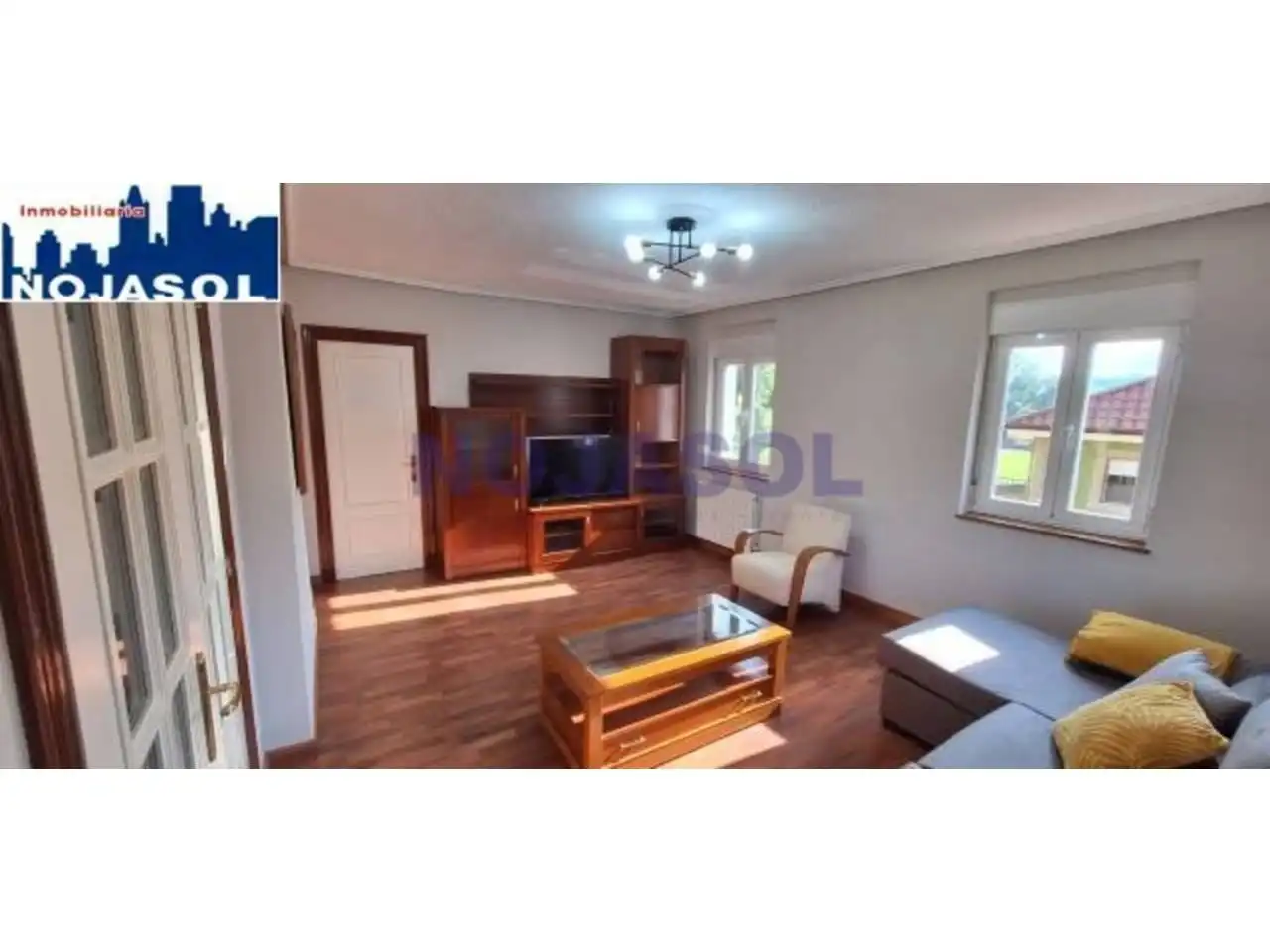 Wohnzimmer von Haus oder Chalet zur Miete in Hazas de Cesto mit Heizung, Privatgarten und Parkett