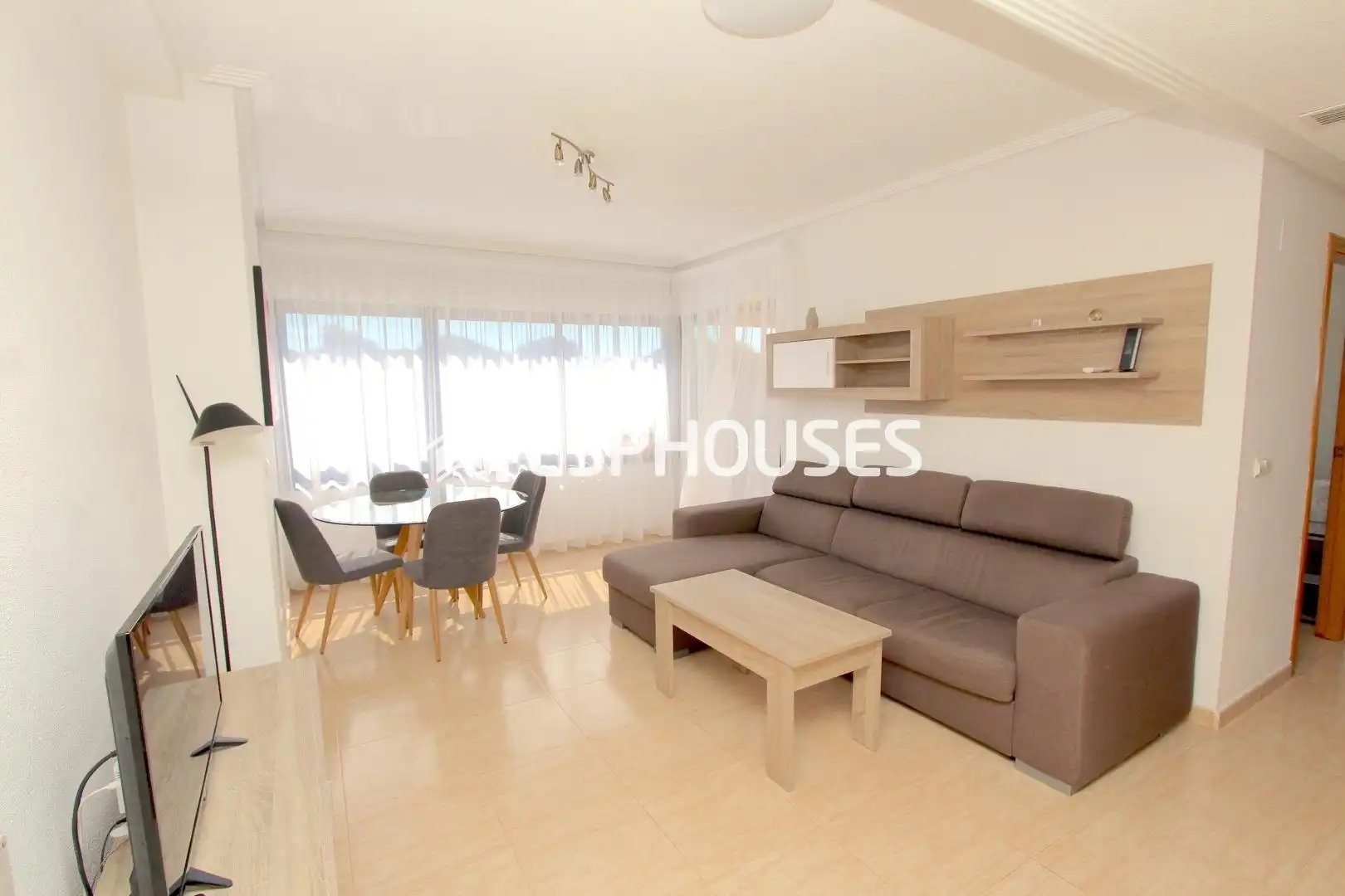Sala de estar de Apartamento en venta en Guardamar del Segura con Aire acondicionado, Calefacción y Terraza